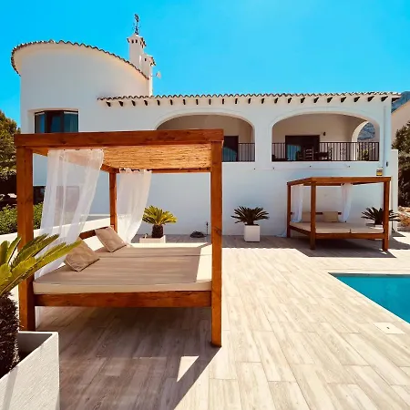 Magic Dream Seaview With 2 Pools, Bbq, Airco, Wifi 德尼亚