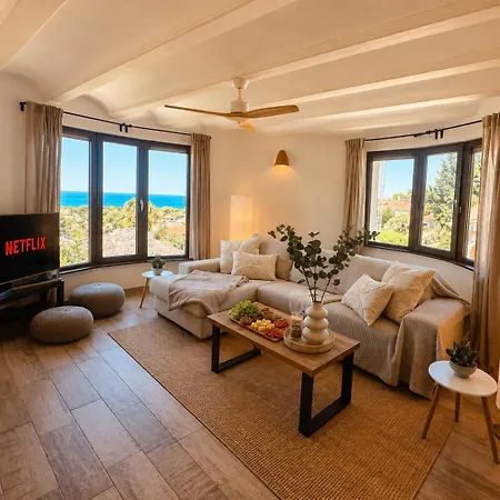 Magic Dream Seaview With 2 Pools, Bbq, Airco, Wifi Вилла *
